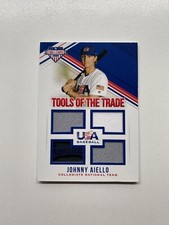2018 Panini USA Baseball Stars & Stripes Tools of the Trade /290 Johnny Aiello