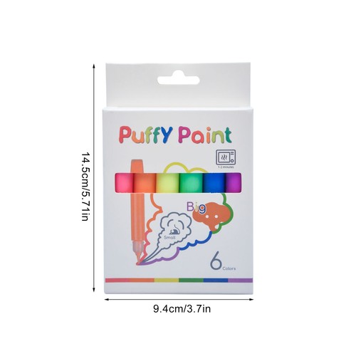 6x Magic Bubble Popcorn Pens DIY 3D Puffy Bubble Art Drawing Kids Christmas Gift - Picture 5 of 12