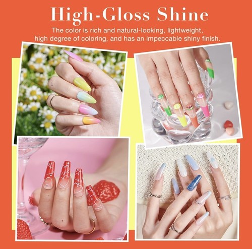 AZUREBEAUTY 170Pcs Dip Powder Nail Kit Starter 36 Colors NEW in Box! - Picture 4 of 8