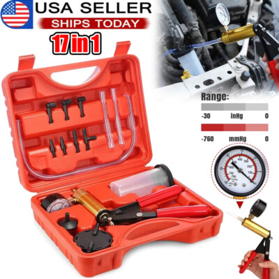 #ad Hand Held Vacuum Pressure Pump Tester Set for Brake Fluid Bleeding amp; Repair New $13.67