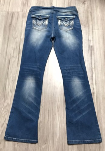 Wallflower Jeans Damen Flared Leg Low Rise Stretch Denim Gr. 13 (31x31,5) - Bild 8 von 11