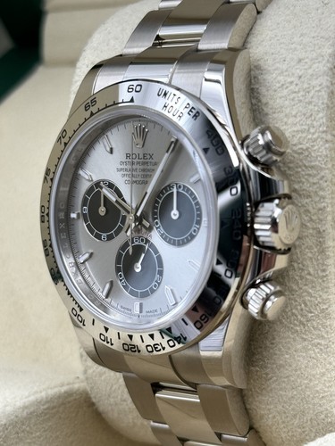 Rolex Cosmograph Daytona Silver Dial White Gold Bracelet 126509 Box & Papers '24 - Picture 4 of 11