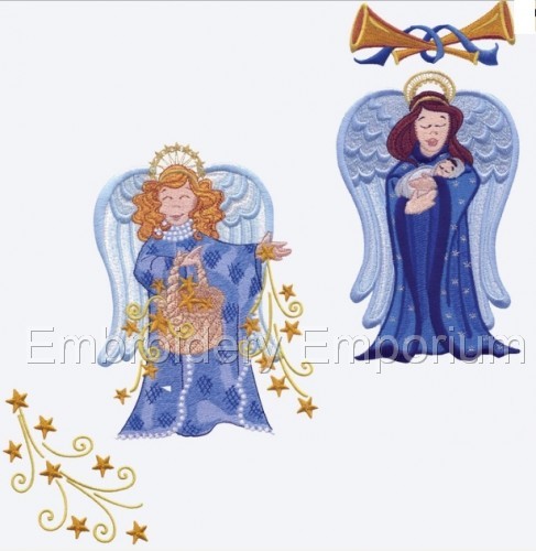 OPULENT ANGELS COLLECTION - MACHINE EMBROIDERY DESIGNS ON USB - Picture 3 of 5