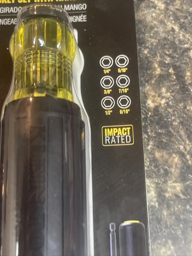 Klein Tools 32900  7-in-1 Impact Flip Socket w/ Handle Screwdriver Impact Driver - Picture 2 of 15