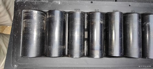 Husky 1/2 in. Drive Impact Socket Set, SAE in Blow Molded Case (11-Piece) - Picture 5 of 9