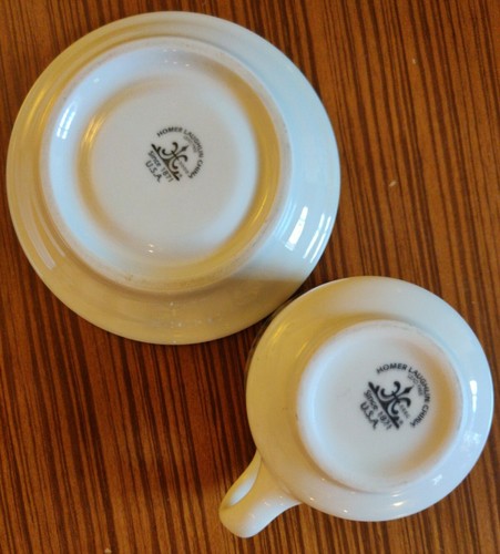 VTG 🍩 Homer Laughlin ☕  Rao's Bakery Coffee Cafe Mug / Cup - Picture 4 of 6