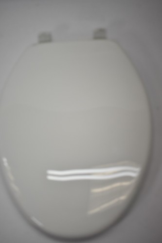 Bemis Plastic Toilet Seat Replacement White Elongated Bowl Open Front 7850TDG - Bild 5 von 6