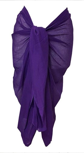 100% Cotton Extra Large Plus Size 200 x 110cm Sarong Beach Pareo Dress Wrap Swim - Picture 17 of 38