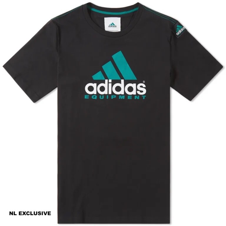 Adidas EQT Equipment T Shirt Black NEW Size 2XL Black New Size XXL