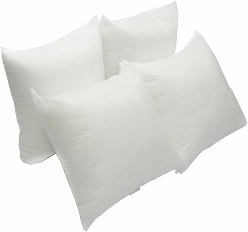 Mybecca New Hypoallergenic Square Euro Pillow Form Insert ALL SIZES Made In USA - Picture 3 of 50