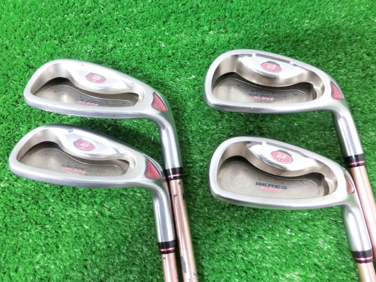 HONMA BERES ML502 9I ~ SW 4 pcs L-Shaft iron set #54 WOMEN