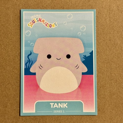 B1G1 ~ Squishmallow ~ Tank the Hammerhead  Shark ~ #78 ~ S1 Trading Card M/NM - Picture 1 of 2