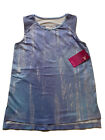 NWT So Active Girls XXS (4-5) Mesh Blocked Performance Tank Periwinkle MSRP $20