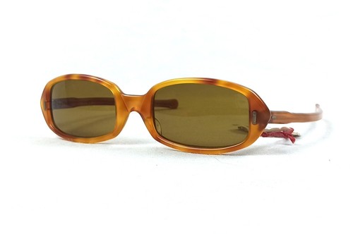 NOS MONNIERE PARIS SUNGLASSES RARE RECTANGULAR VINTAGE 50s OUTDOORS AMBER FRAME - Picture 13 of 20