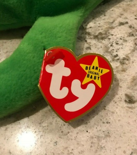 RARE Ty Beanie Baby Legs Frog Retired Original No Stamp On Inside - Bild 4 von 8