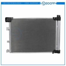 Aluminum AC Condenser A/C Air Conditioning For 2013-2018 Nissan Sentra 4-Door