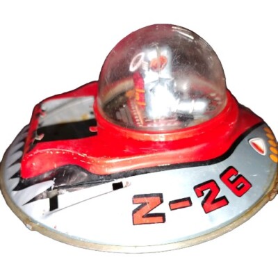 Rare 🔥 Vintage 1950s-60s KO Yoshiya Z-26 Friction Tin Toys