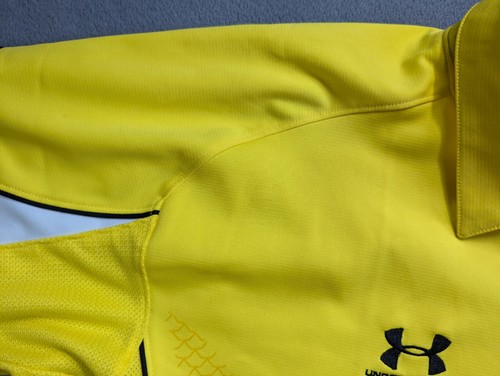 2008/09 Wales Away Rugby Under Armour jersey mens size L yellow shirt - Picture 5 of 23