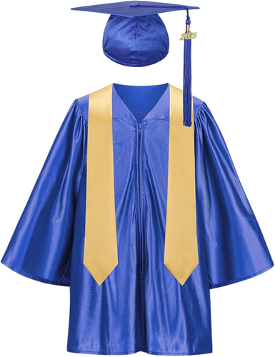 Kindergarten Graduation Cap and Gown 2025, Preschool Graduation Gown Cap Set wit - Picture 11 of 12