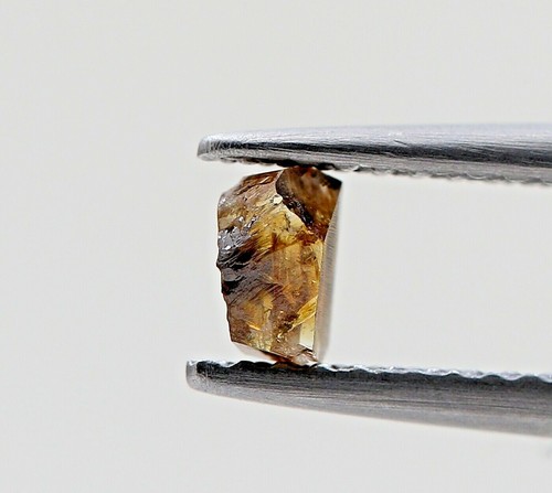 Raw Rough Diamond 0.26ct Grayish Brown Sparkling Natural Irregular Shape For Gif - Picture 4 of 13