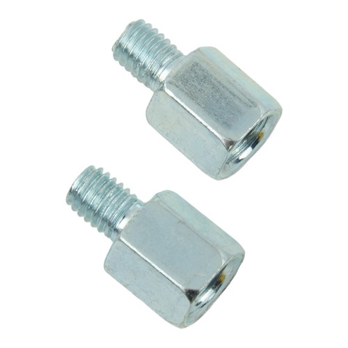 Set Mirror Adapter Threaded 2 Pcs Accessories Clockwise Female To Male - Picture 3 of 23