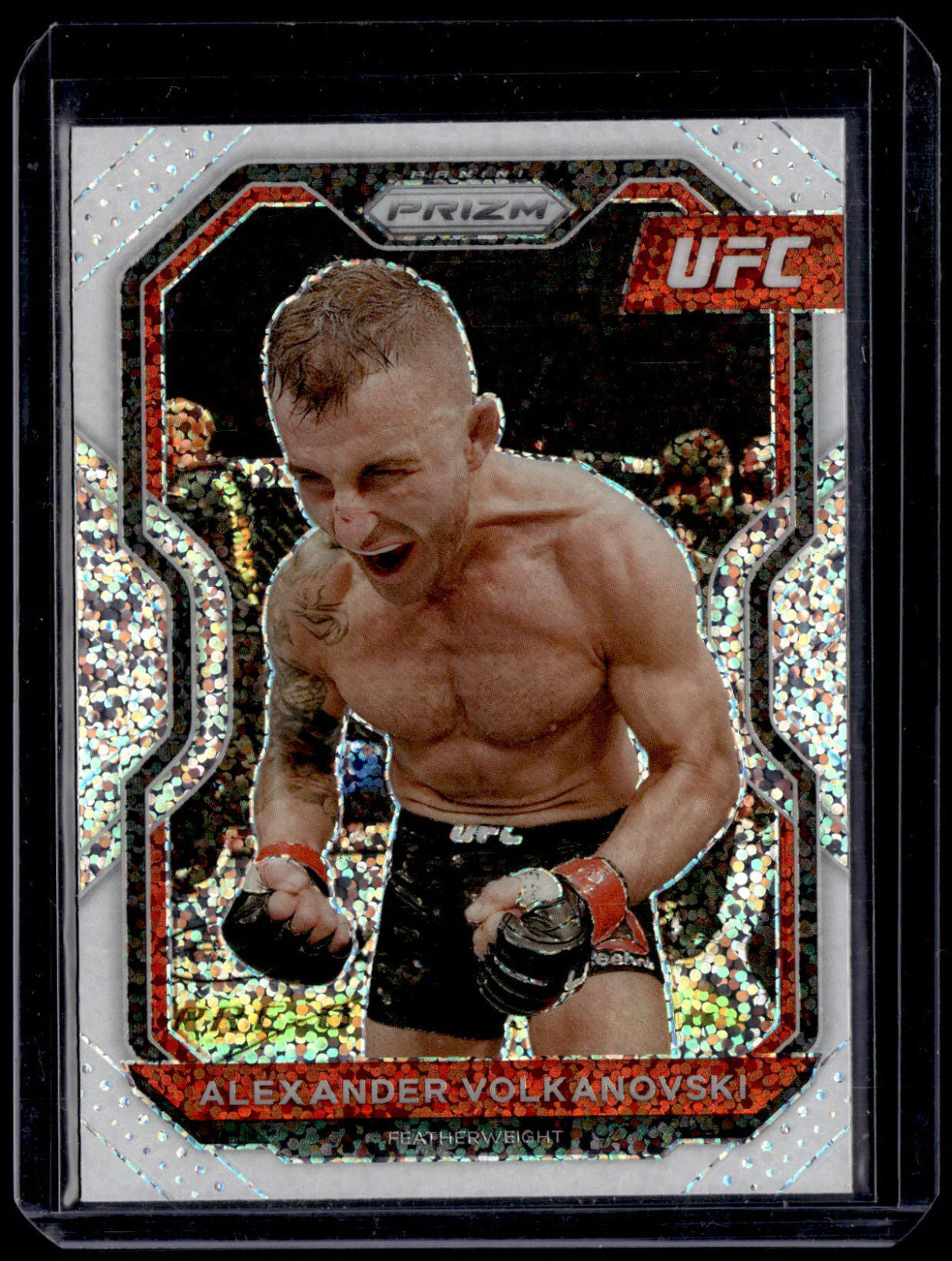 2021 Panini Prizm UFC White Sparkle #36 Alexander Volkanovski