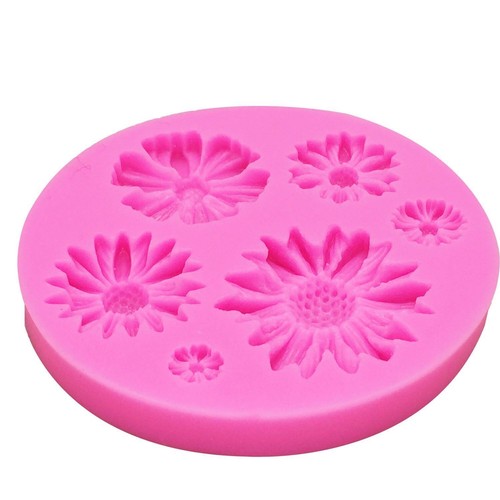 Flowers Silicone Mold Chrysanthemum Chocolate Cupcake Cake Decorating Mould - Bild 10 von 12