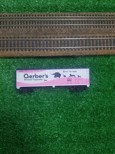 Tyco HO Gerber 40' Single Door Billboard Mechanical Reefer GSVX 1001  - Picture 9 of 10