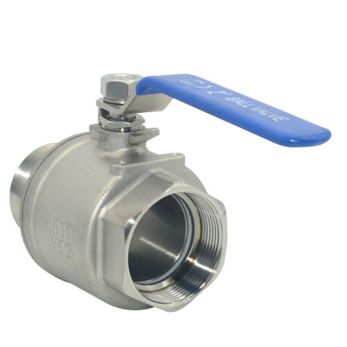 2" MALE to Female Ball Valve Stainless steel 304 NPT Full Port US Stock - Picture 2 of 9