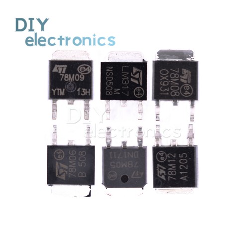 Regolatore di tensione 78M05 78M06 78M08 78M09 78M12 LM317M TO-252 IC - Foto 2 di 3