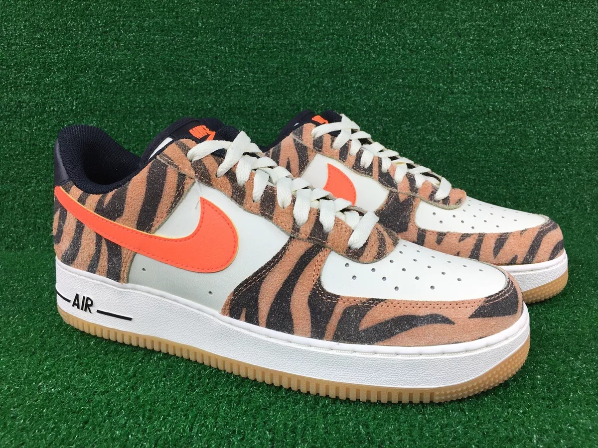 Nike Air Force 1 07 PRM Daktari Bengals Tiger Stripe DJ6192 100