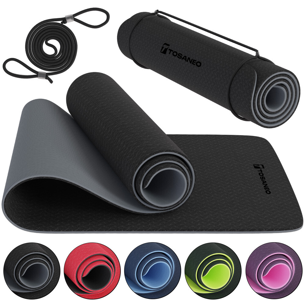 TPE Gymnastikmatte Fitnessmatte Sportmatte Bodenmatte Yoga