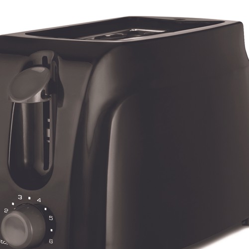BRENTWOOD TS-260B Cool-Touch 2-Slice Toaster (Black) - Afbeelding 6 van 8