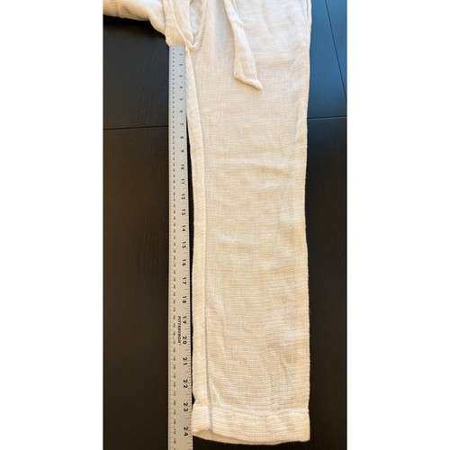 Pantalón de día Cali Dreaming de malla para nadar XS tiza de lujo ropa de resort de playa - Imagen 11 de 12