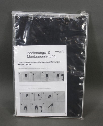 Luftdichte Manschette für Dachdurchführung für DDFI 125 / 150 / 180 73046 - Bild 2 von 2