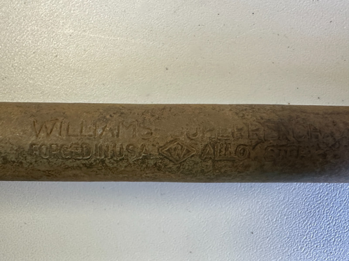 Vintage Williams Superrench No. 8041 1-5/8" x 1-7/16" USA 24" Huge Wrench 2 - Picture 6 of 11