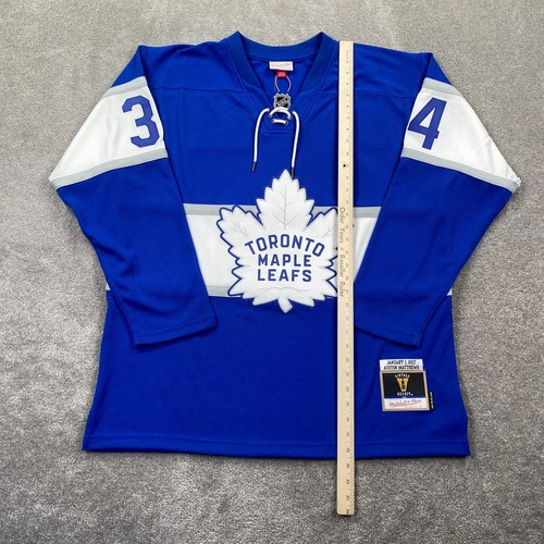 Toronto Maple Leafs Winter Classic Auston Matthews Jersey Size XL Mitch & Ness - Picture 3 of 15
