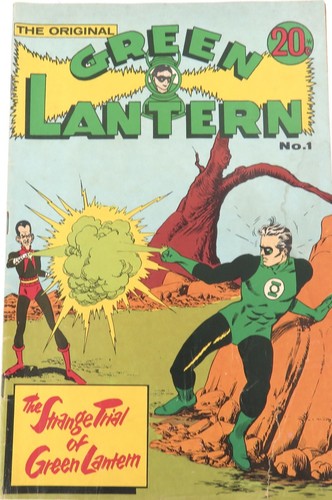 1974 No. 1 The Original Green Lantern, Australian Edition, K G Murray