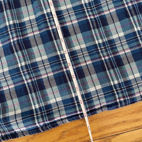 Carbon 2 Cobalt Men's Double Cloth Long Sleeve Shirt Button Up Plaid SZ XL - Picture 5 of 16