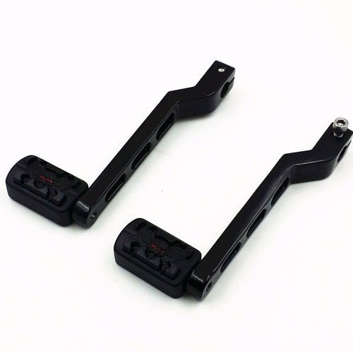 Black Skull Heel Toe Gear Shift Lever Peg For 86-12 Harley Softail Touring FLHT - Picture 6 of 6