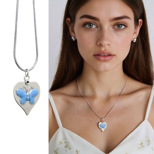 Trendy Butterfly Chokers Necklace Alloy Statement Pieces for Any Outfits - Picture 2 of 10