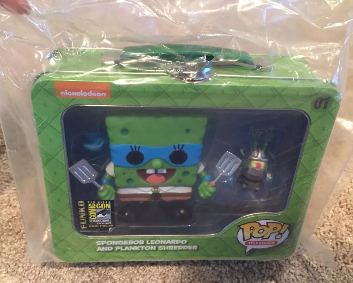 FUNKO POP SPONGEBOB LEONARDO PLANKTON Ninja Turtles SHREDDER 2014