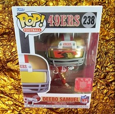 Deebo Samuel funko # 236 (nib)With Pop Protector 