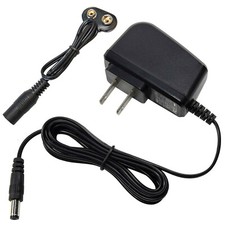 HQRP AC Adapter Battery Snap Connector for Dogtek Sonic BirdHouse Bark Control