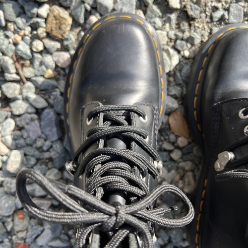 Dr. Doc Martens 1460 BEX Stud Black Leather Lace-Up Boots US 8M/9L ✅ - Picture 5 of 15