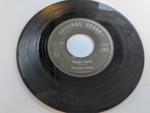45 RPM The Music Machine Talk Talk / Come On In Original Sound OS 61 - 第 2/4 張圖片