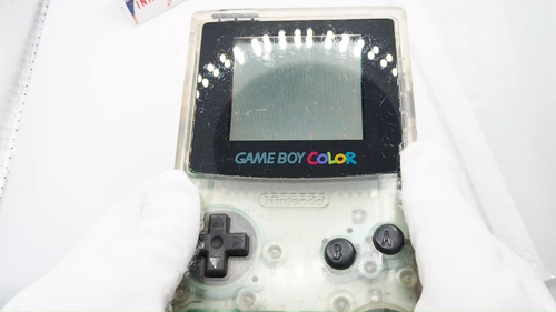 Nintendo Game Boy Color Clear Neotones Ice Limited Edition in Box Manual #13VGEX - Video 1 of 1