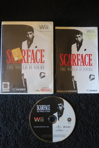 WII: SCARFACE: THE WORLD IS YOURS - Complete, ITA! Compatible with Wii U