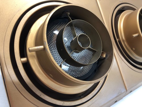 Vintage Spatialite R.A. Manning Triple Swivel Eyeball Spotlight Ceiling Fixture - Picture 5 of 14