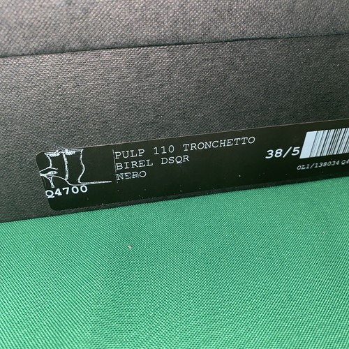Dsquared2 Limited Edition Q4700 schwarz/gelb Leder hohe Stiefel Größe 8,5 M - Bild 4 von 21